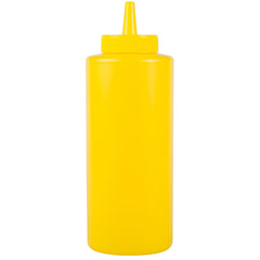 "SQUEEZE DISPENSER, 12 OZ. W/STDR. CAP. COLOUYL YL" - Mabrook Hotel Supplies