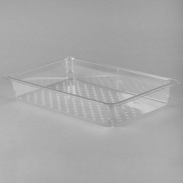 CAMBRO, POLYCARBONATE FOOD PAN COLANDER PAN - CLEAR - Mabrook Hotel Supplies