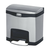 RUBBERMAID SLIM JIM 15L METAL STEP ON BLACK - Mabrook Hotel Supplies