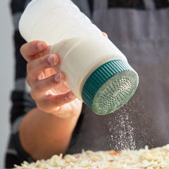 DRIPCUT DREDGE, 16 OZ , CLEAR WITH SMALL HOLES - Mabrook Hotel Supplies