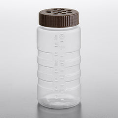 DRIPCUT DREDGE, 16 OZ , CLEAR WITH EXTRA LARGE HOLES - Mabrook Hotel Supplies