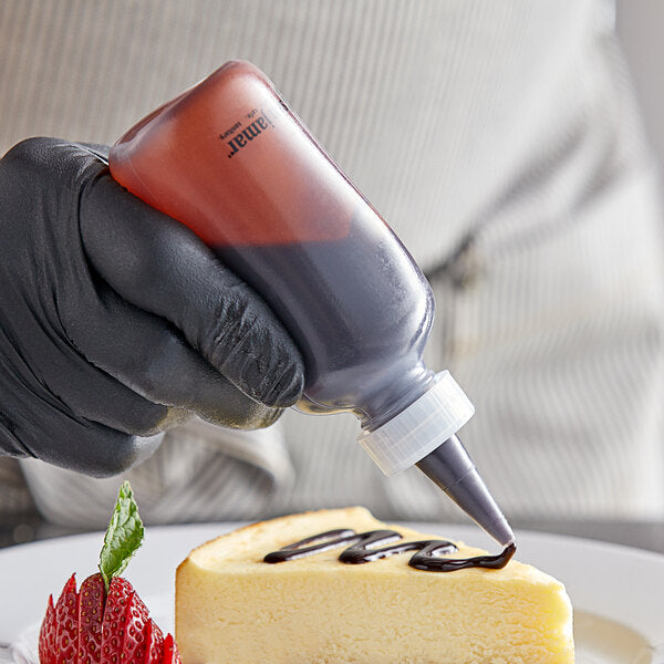 SAN JAMAR CLEAR SQUEEZE BOTTLE - 4 OZ - Mabrook Hotel Supplies