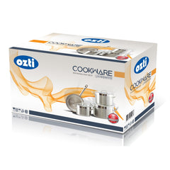 STAINLESS STEEL COOKWARE SET OF 4 PCS - Mabrook Hotel Supplies