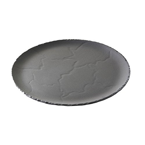 REVOL BASALT ROUND PIZZA & PIE PLATE MATT SLATE - 28 CM - Mabrook Hotel Supplies