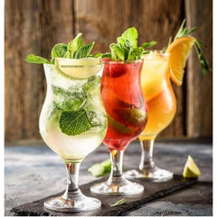 PASABAHCE CAPRI POCO HURRICANE GLASS - 13 1/4 OZ - Mabrook Hotel Supplies