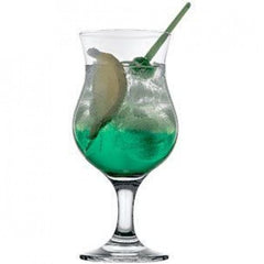 PASABAHCE CAPRI POCO HURRICANE GLASS - 13 1/4 OZ - Mabrook Hotel Supplies