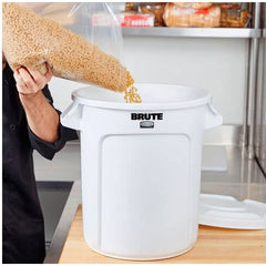 RUBBERMAID VENTED BRUTE® 10 GAL WHITE - Mabrook Hotel Supplies