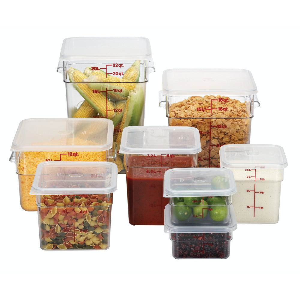 Cambro, Polycarbonate Square Food Storage Container - Mabrook Hotel Supplies