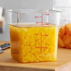 Cambro, Polycarbonate Square Food Storage Container - Mabrook Hotel Supplies