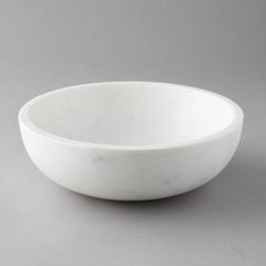 WHITE MARBLE BOWL Ø 30 CM - Mabrook Hotel Supplies