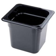 Cambro, GN 1/6 Polycarbonate food pan,BLACK - Mabrook Hotel Supplies