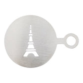 COFFEE STENCIL (85MM) - EIFFEL TOWER - Mabrook Hotel Supplies
