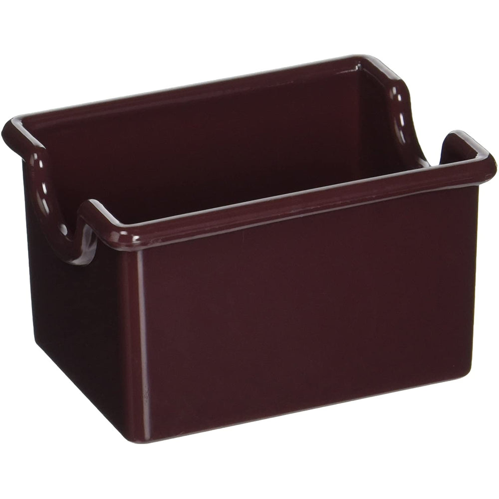 SUGAR PACKET HOLDER PS PLASTIC BROWN - Mabrook Hotel Supplies