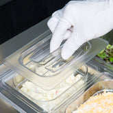 Cambro, GN 1/8 Polycarbonate Lid and Drain Shelf , CLEAR - Mabrook Hotel Supplies