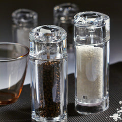 BISETTI ACRYLIC SALT MILL - 15 CM - Mabrook Hotel Supplies