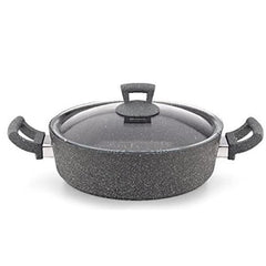 MEGA SHALLOW CASSEROLE/GRANITE,DIM:40 CM - Mabrook Hotel Supplies