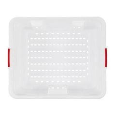 GN 2/1 H.380 MM./15" 90 L./23 GAL. PERFORATED HDPE FOOD BOX - Mabrook Hotel Supplies