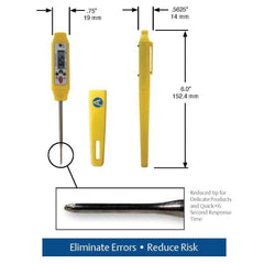 PEN STYLE DIGITAL THERMOMETER WATERPROOF, TEMP:-40° to 200°C. - Mabrook Hotel Supplies