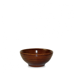 CHURCHILL CINNAMON RIPPLE SNACK BOWL - 6OZ - Mabrook Hotel Supplies