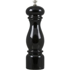 BISETTI PEPPER MILL BLACK GLOSSY LACQUERED BEECH WOOD - Mabrook Hotel Supplies