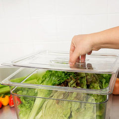 Cambro, GN 1/2 Polycarbonate Lid and Drain Shelf , CLEAR - Mabrook Hotel Supplies