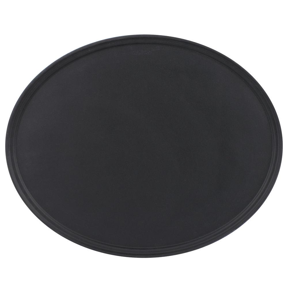 OVAL CAMTREAD TRAYS 23”x29” – BLACK SATIN - Mabrook Hotel Supplies