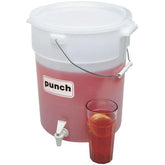 CAMBRO BEVERAGE DISPENSER, 6-GALLON COLOR: WHITE" - Mabrook Hotel Supplies