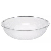 "POLYCARBONATE PEBBLED BOWL CAP:19.1 Lt, DIA:45.7 Cm, COLOR:P" - Mabrook Hotel Supplies