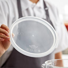 Cambro, Translucent Cover Fit for 2qt & 4qt Food Storage Round Container - Mabrook Hotel Supplies