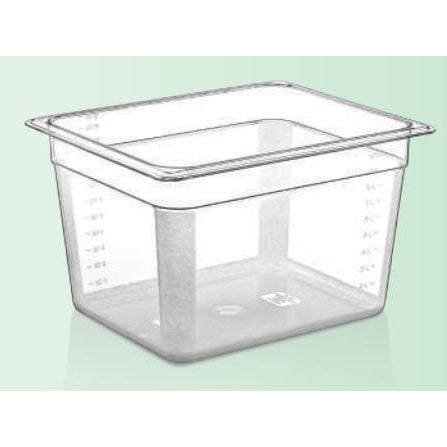 PAN 1/2 200MM ,POLYCARBONATE,COLOR:TRANSPARENT - Mabrook Hotel Supplies