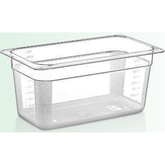 PAN 1/3 150MM ,POLYCARBONATE,COLOR:TRANSPARENT - Mabrook Hotel Supplies