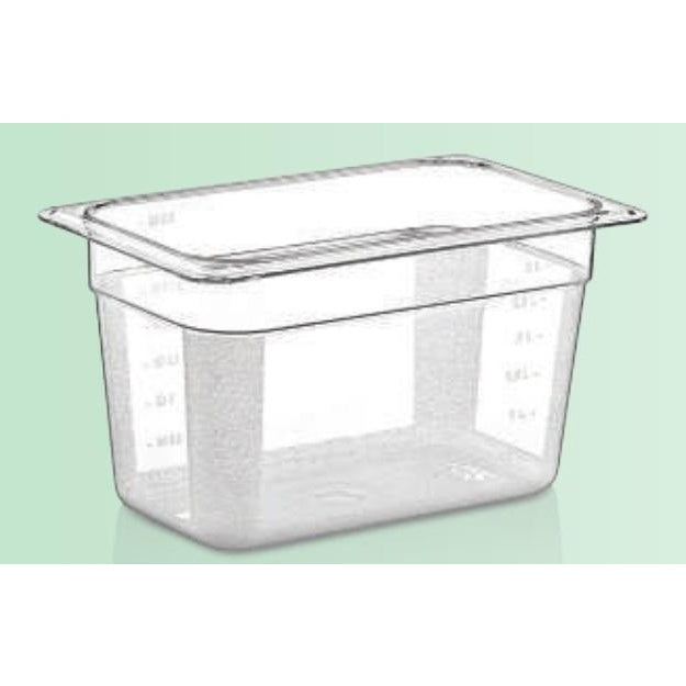 PAN 1/4 150MM ,POLYCARBONATE,COLOR:TRANSPARENT - Mabrook Hotel Supplies