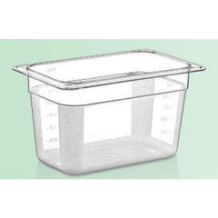 PAN 1/4 150MM ,POLYCARBONATE,COLOR:TRANSPARENT - Mabrook Hotel Supplies
