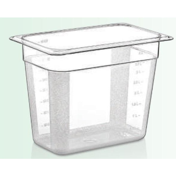PAN 1/4 200MM ,POLYCARBONATE,COLOR:TRANSPARENT - Mabrook Hotel Supplies