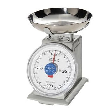"MECHANICAL DIAL SCALE, CAP: 1 KG, DIV: 5 G. DIM: 14.2X21.7X2" - Mabrook Hotel Supplies