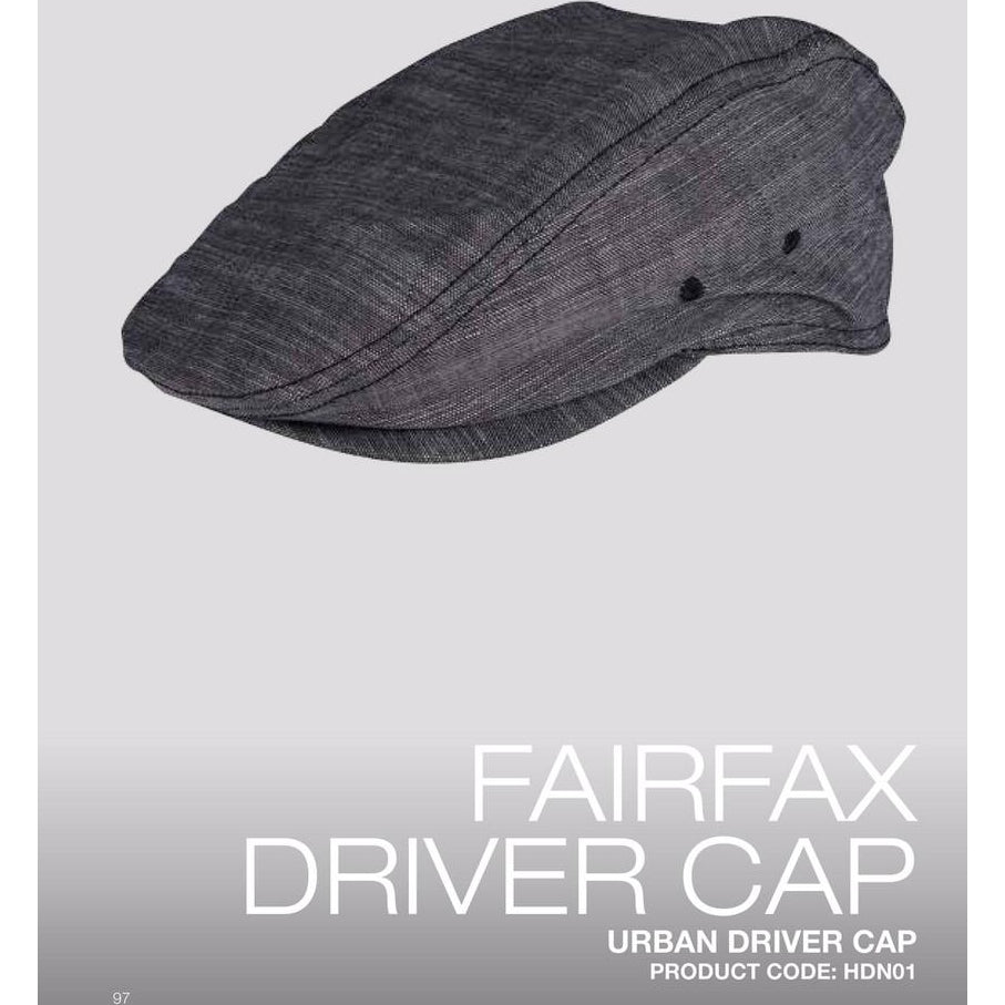 FAIRFAX URB DRIVERS CAP S-M,COLOR:GREY - Mabrook Hotel Supplies
