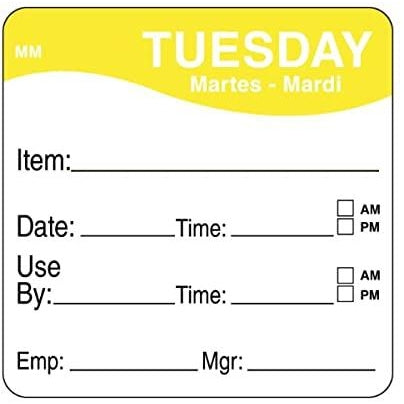 2*2 MM 500 DOW - TUESDAY YELLOW - Mabrook Hotel Supplies
