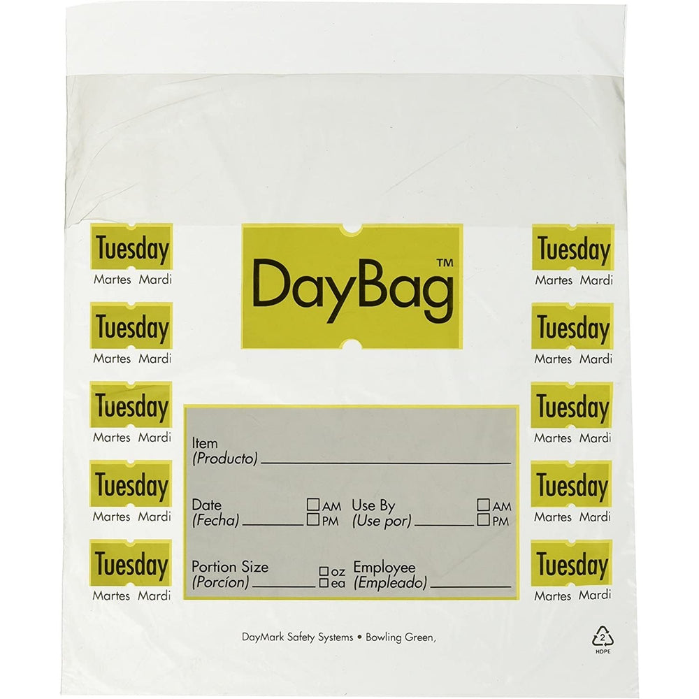 BAG PREP TRILING PLZ 6.5*7 - YELLOW - Mabrook Hotel Supplies