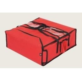THERMAL BAG WITH FRAME, CAPACITY: 4 PIZZA BOXES 50X50 CM, SIDE POCKETS FOR DRINKS, DURABLE AND EASILY WASHABLE MATERIALS. DIM: 53X53X21 H CM. - Mabrook Hotel Supplies