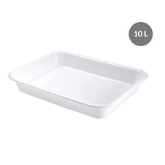 "FOOD CONTAINER, COLOR: WHITE, CAPACITY: 10 L, SHOCK RESISTA" - Mabrook Hotel Supplies