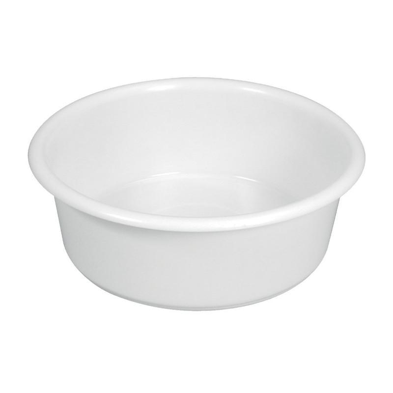 "ROUND FOOD CONTAINER, COLOR: WHITE, CAPACITY: 19 L, PEHD MAT" - Mabrook Hotel Supplies