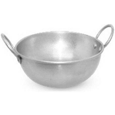 KARAHI S/S PLAIN VINTAGE FINISH,DIM:16.5X5.5 CM,CAP:800 ML(3 PORTION) - Mabrook Hotel Supplies