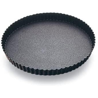 "ROUND FLUTED TART MOULD WITH FIXED BOTTOM, D4" - Mabrook Hotel Supplies