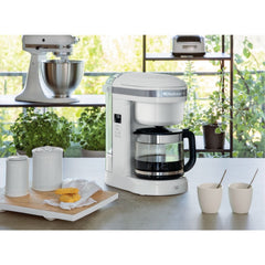 KITCHENAID DRIP COFFEE MAKER 1.7L - CLASSIC 5KCM1208 - WHITE - Mabrook Hotel Supplies