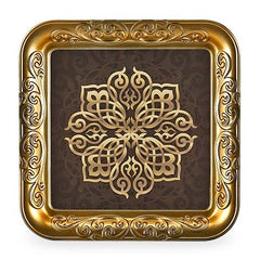 SQUARE OTTOMAN TRAY - Mabrook Hotel Supplies