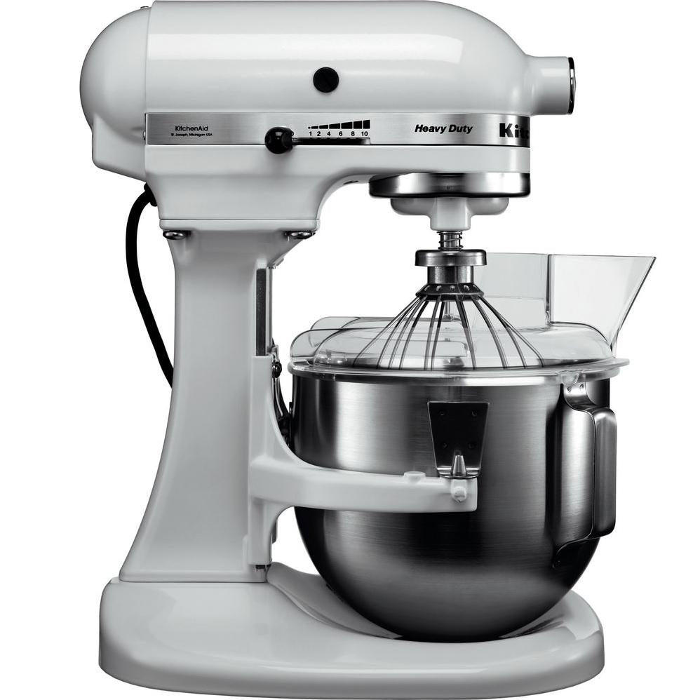 KITCHENAID HEAVY DUTY MIXER 4.83L- COLOUR: WHITE - Mabrook Hotel Supplies