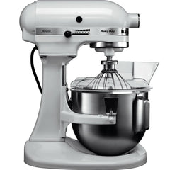 KITCHENAID HEAVY DUTY MIXER 4.83L- COLOUR: WHITE - Mabrook Hotel Supplies