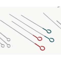 SKEWER ROUND WITH RED SILICON HANDLE S/S,DIM:6X660 MM - Mabrook Hotel Supplies