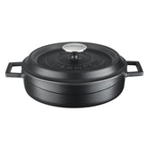 LAVA CASSEROLE MULTI PURPOSE BLACK - 24 CM - Mabrook Hotel Supplies