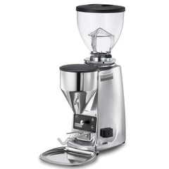 Mazzer Mini Electronic Type B White Espresso Grinder. - Mabrook Hotel Supplies
